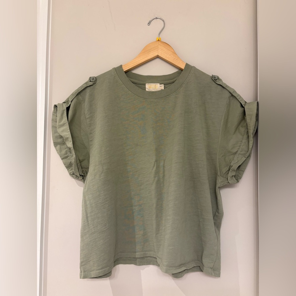 Nation Los Angeles shirt size large olive green